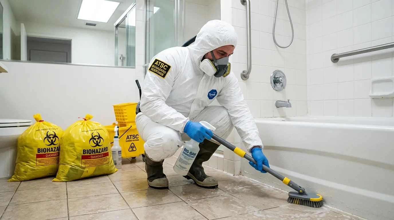 Decontamination equipment deployed for Blood Cleanup in Sheboygan Falls